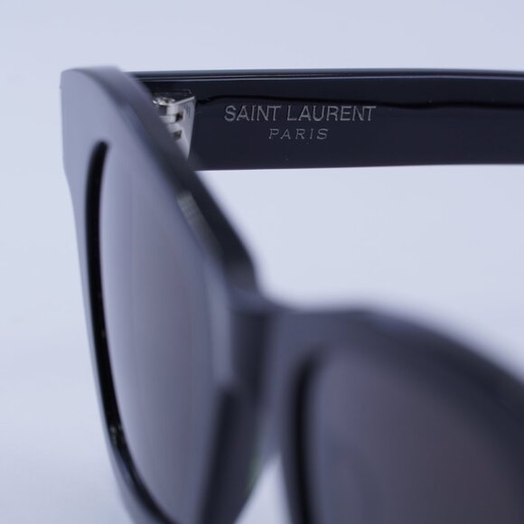 🕶️ New Saint Laurent SL592 001 Sunglasses - Black Frame, Black Lenses - Picture 6 of 12